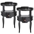 Design Toscano Adoree French 1920s-Style Occasional Side Table, PK 2 AF957622
